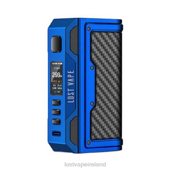 4042G177 Lost Vape Thelema Quest 200W Mod Matte Blue/Carbon Fiber - Lost Vape pods near me