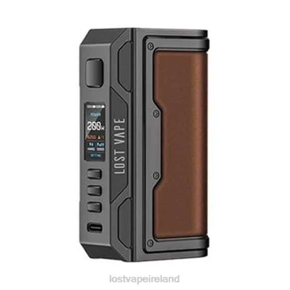 4042G182 Lost Vape Thelema Quest 200W Mod Gunmetal/Leather - Lost Vape customer service