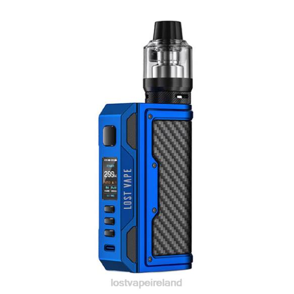 Matte Blue/Carbon Fiber
