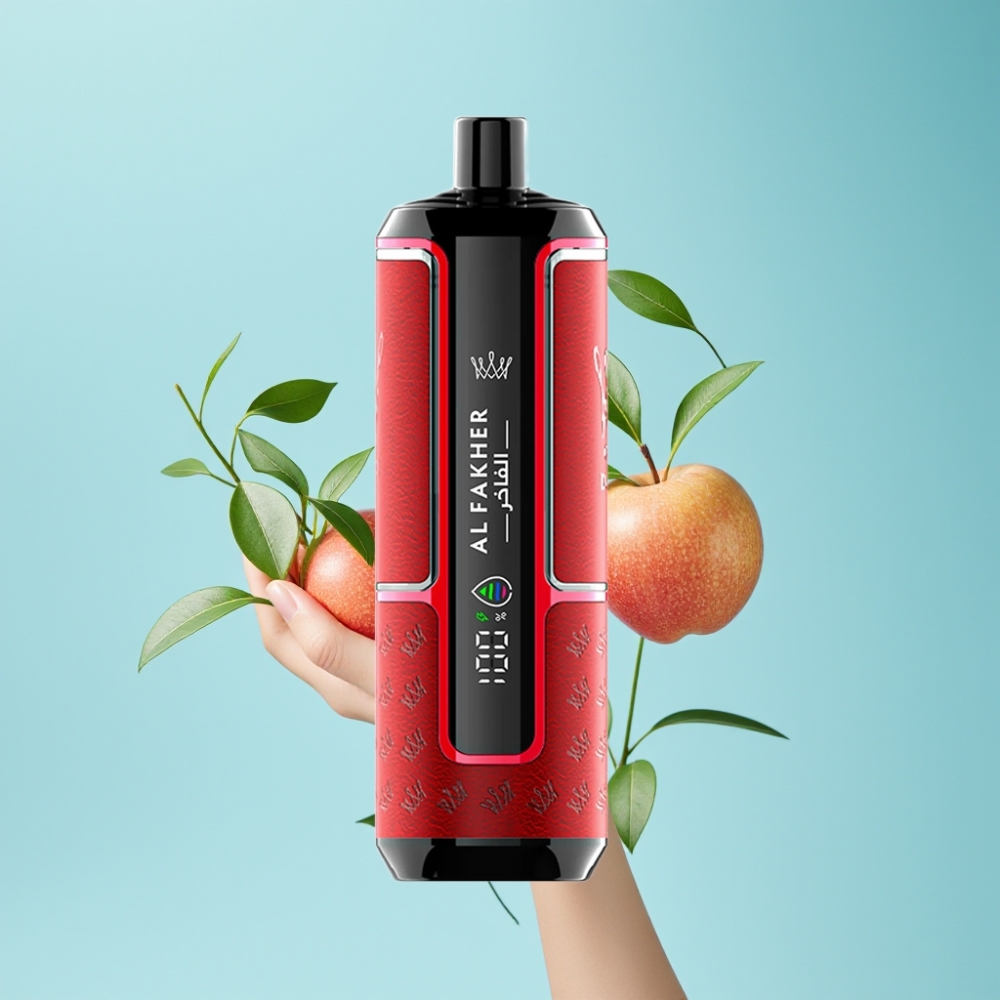 Al Fakher Crown Bar 15K Hypermax Disposable - 22ml 15K Puffs Two Apple