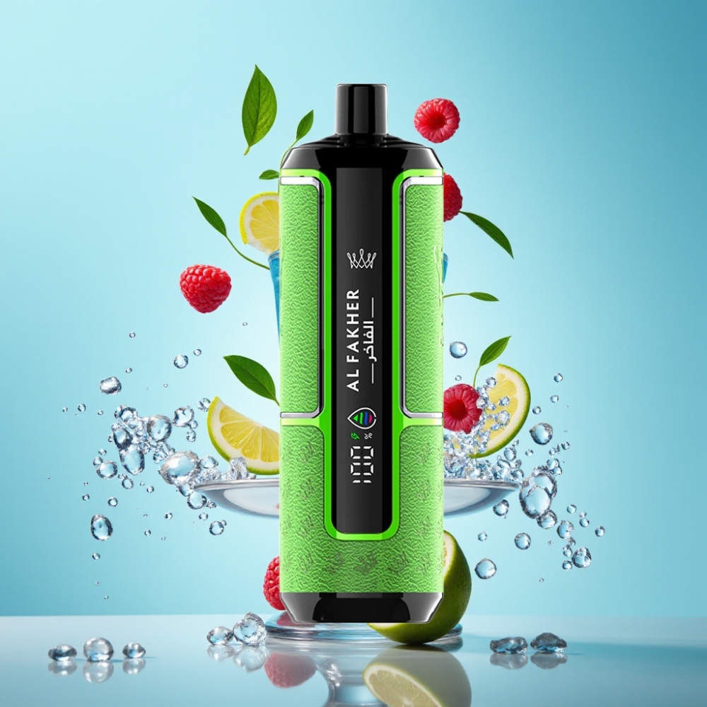 Al Fakher Crown Bar 15K Hypermax Disposable - Blue Razz Lemonade 22ml 15K Puffs