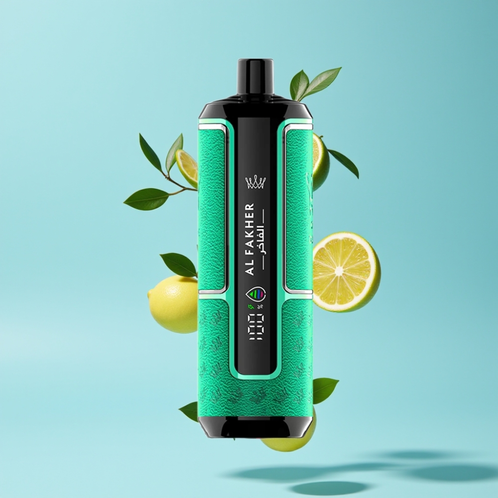 Al Fakher Crown Bar 15K Hypermax Disposable Vape - Lemon Lime 22mL 15K Puffs