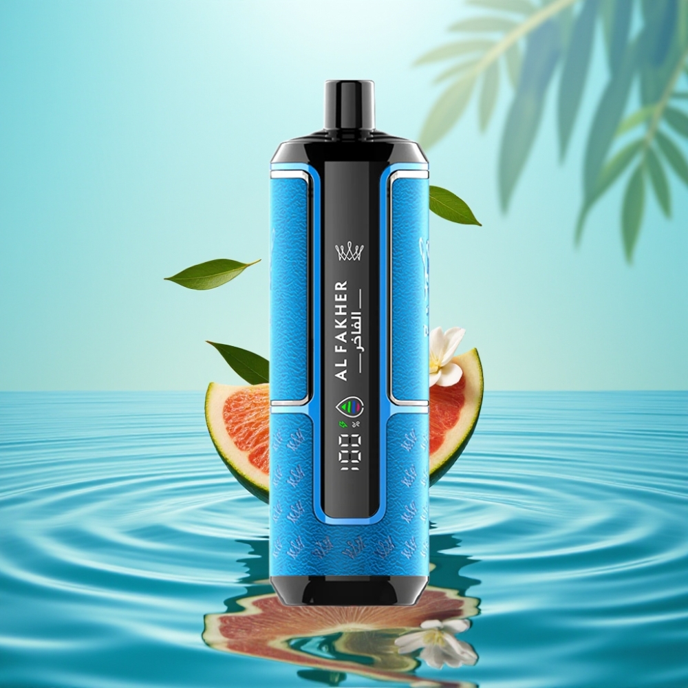 Al Fakher Crown Bar 15K Hypermax Disposable Vape Kit Blue Ocean - 22ml 15K Puffs
