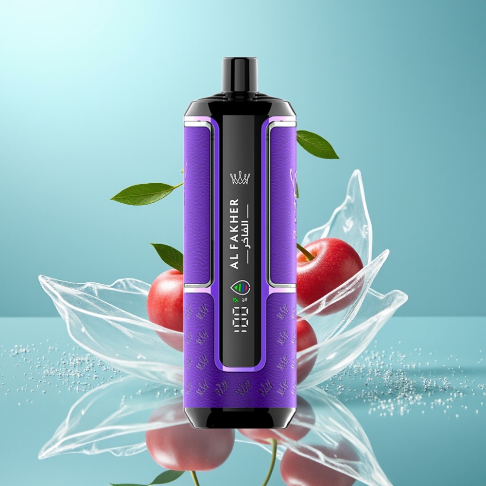 Al Fakher Crown Bar 15K Hypermax Disposable Vape Kit Cherry Fiesta - 22ml 15K Puffs DTL