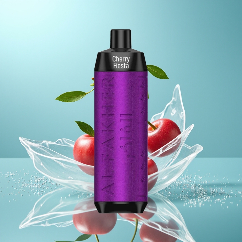 Al Fakher Crown Bar 8000 Crystal Cherry Fiesta Disposable Vape – 18mL 8000 Puffs