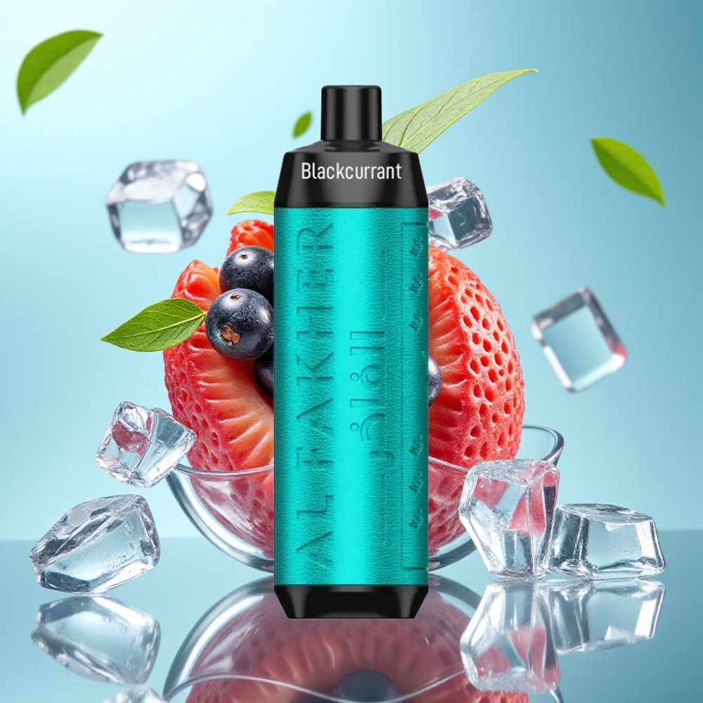Al Fakher Crown Bar 8000 Crystal Disposable Vape Black Currant Ice – 18mL 5mg 8000 Puffs
