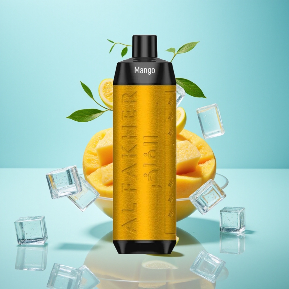 Al Fakher Crown Bar 8000 Crystal Disposable Vape Mango Ice - 18mL/5mg/8000 Puffs