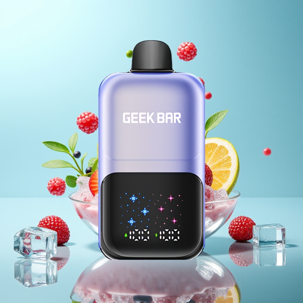 GEEK BAR 2GO Mixed Berries Ice 20mL 50000 Puffs Dual Tanks Rechargeable