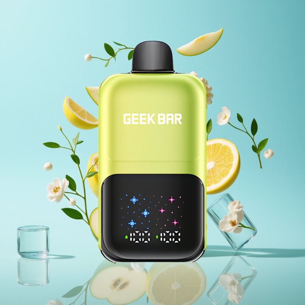 GEEK BAR 2GO Sour Apple Ice 20mL 50000 Puffs Dual Tanks Rechargeable