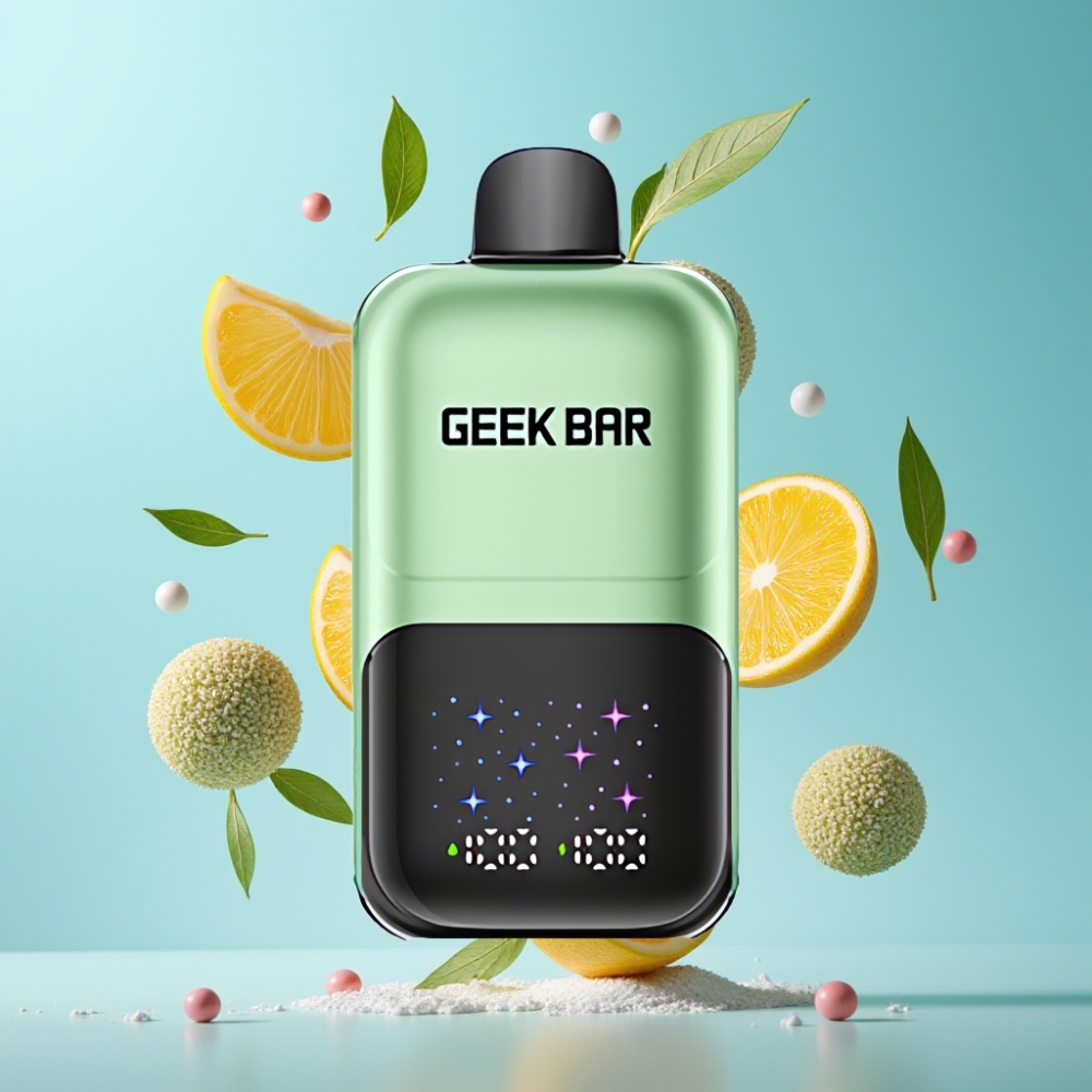 GEEK BAR 2GO Sour Candy  Sour Fruits 20mL 50000 Puffs Dual Tanks Rechargeable