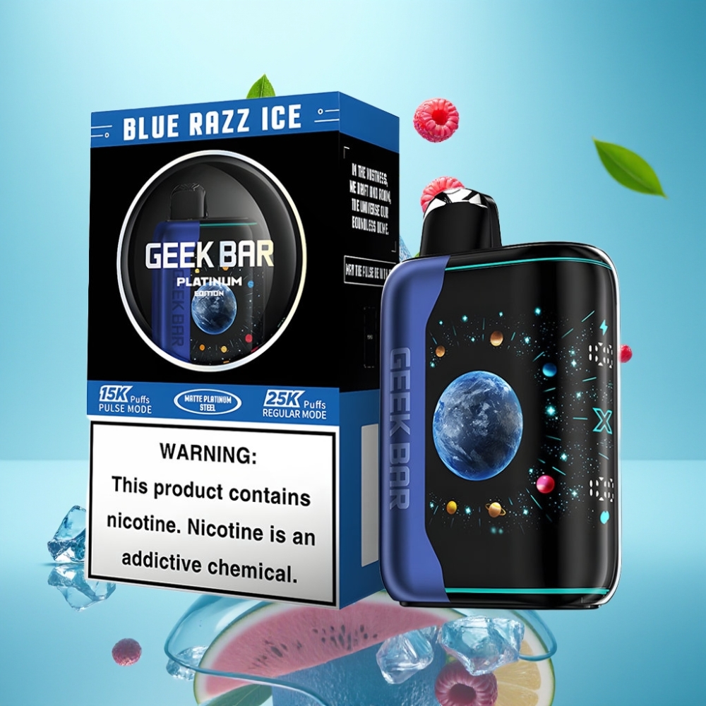 GEEK BAR Platinum Edition 25000 Puffs Blue Razz Ice 20mL USB-C