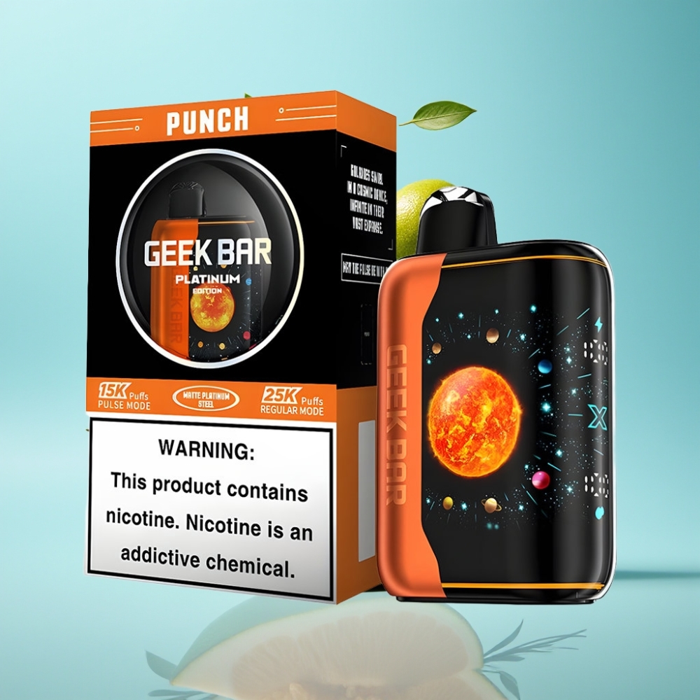 GEEK BAR Platinum Edition Punch 25000 Puffs 20mL 2 Nicotine USB-C