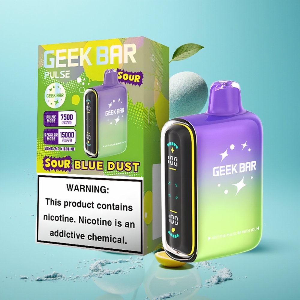 Geek Bar Pulse 15000 Puffs Sour Edition – 16ML 5 USB-C