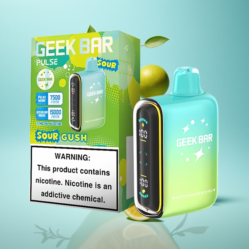 Geek Bar Pulse 15000 Puffs Sour Edition – 16ML 5 USB-C