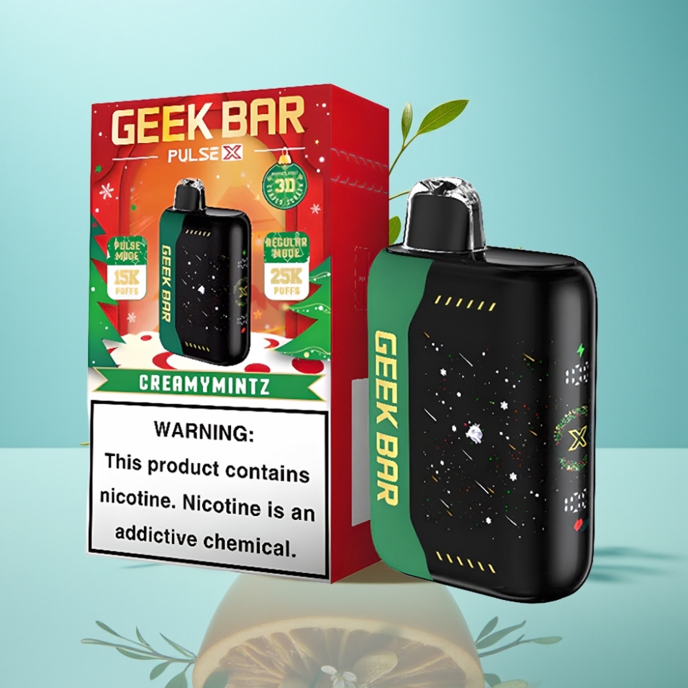 Geek Bar Pulse X 25000 Puffs 18mL USB-C Dual Mesh Christmas Ed