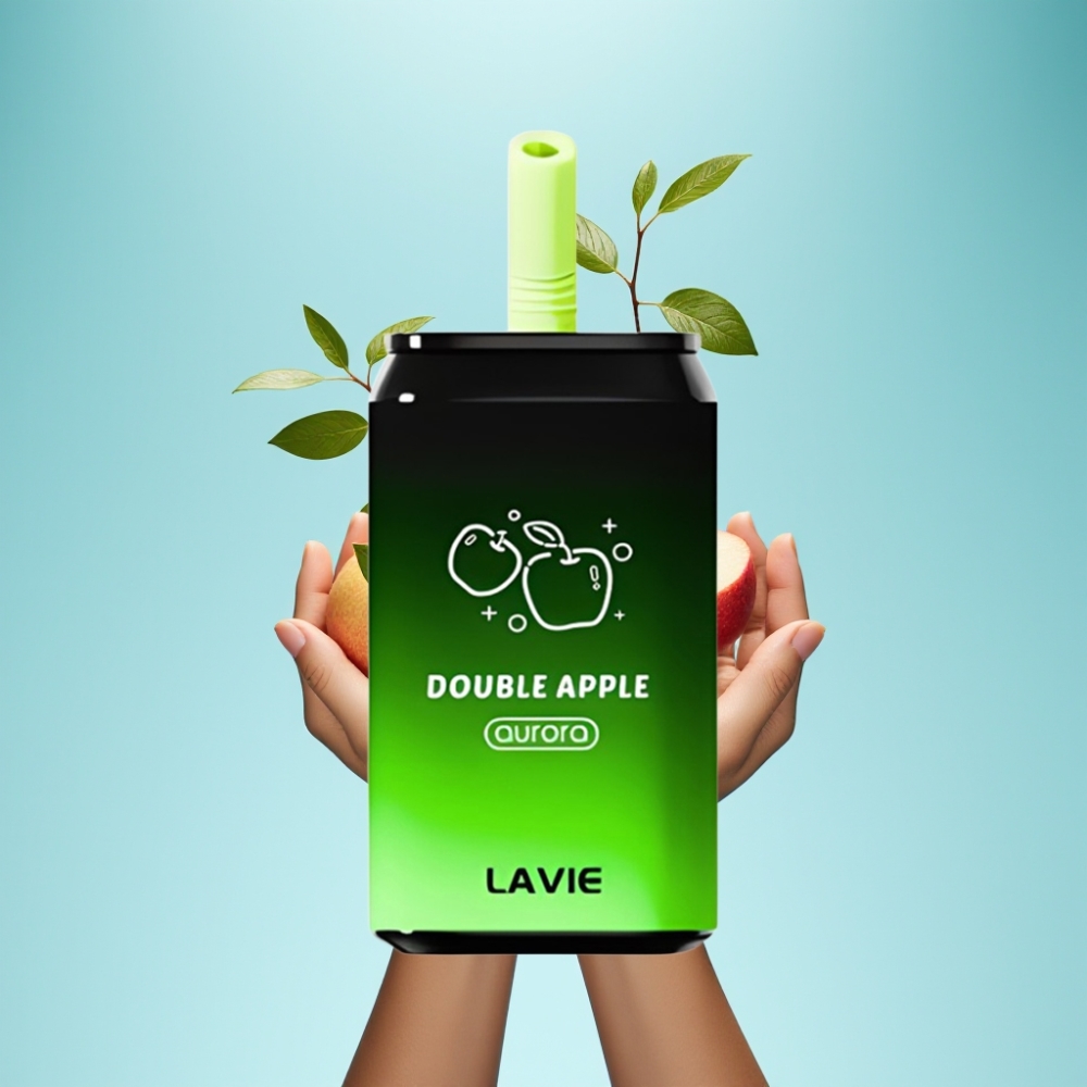 LAVIE Aurora 11000 Puffs Double Apple Disposable Vape - 22ML 650mAh Type C