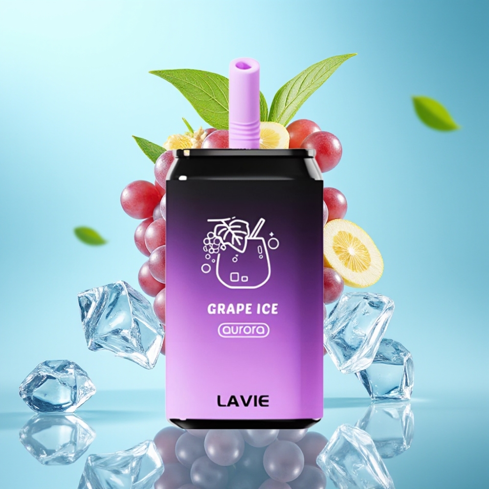 LAVIE Aurora 11000 Puffs Grape Ice Disposable Vape - 22ML 650mAh Type C