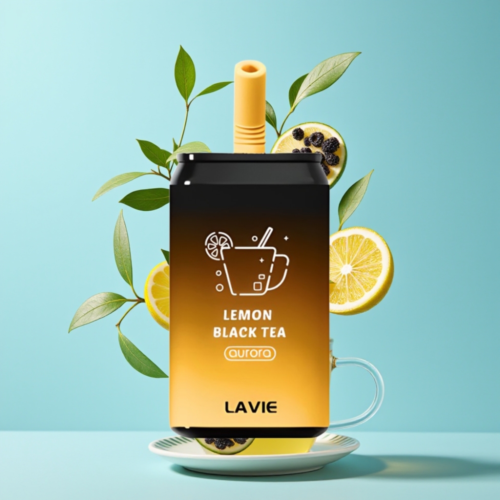 LAVIE Aurora 11000 Puffs Lemon Black Tea Disposable Vape - 22ML 650mAh Type-C