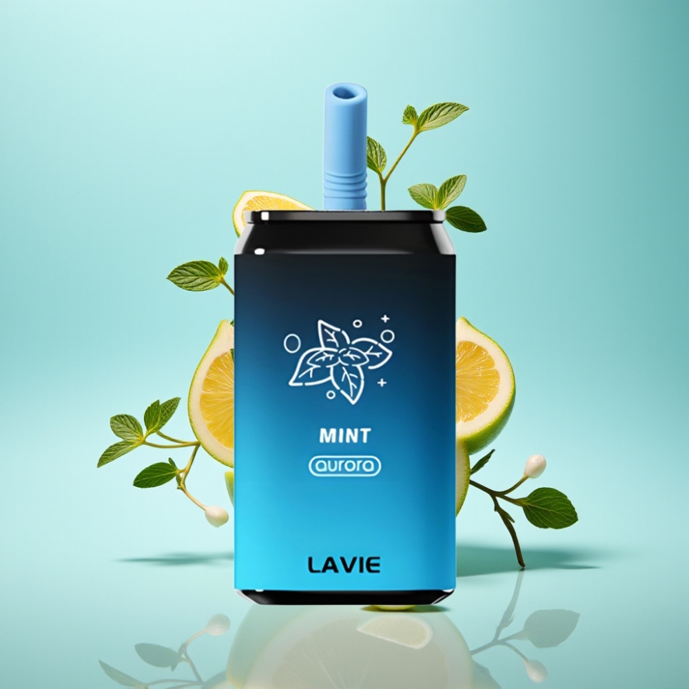 LAVIE Aurora 11000 Puffs Mint Disposable Vape – 22ML 650mAh Type C