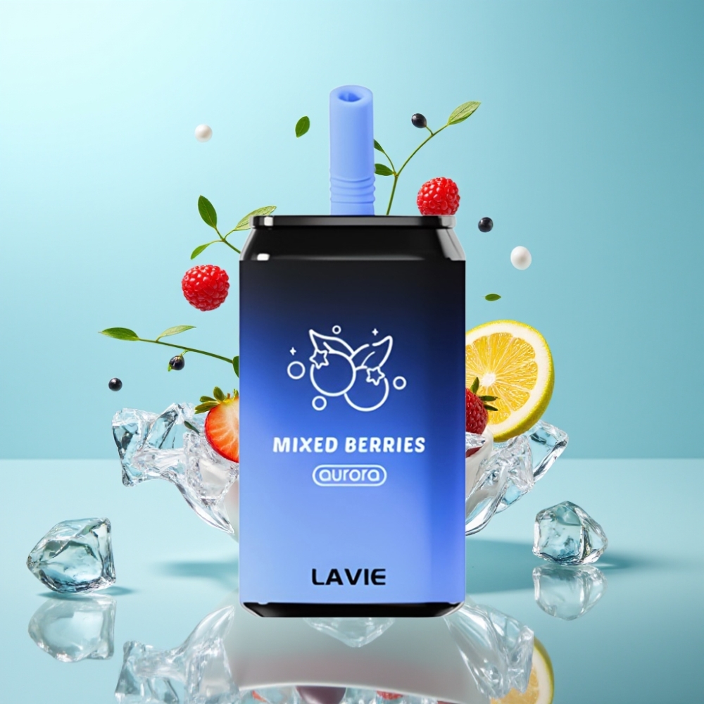 LAVIE Aurora 11000 Puffs Mixed Berries Disposable Vape – 22ML 650mAh Type C