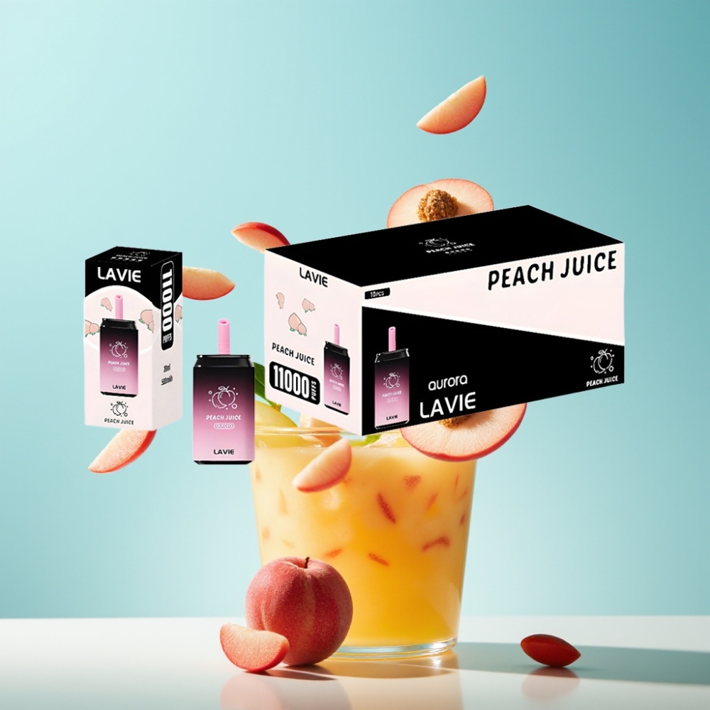LAVIE Aurora 11000 Puffs Peach Juice Disposable Vape – 22ML 650mAh Type-C