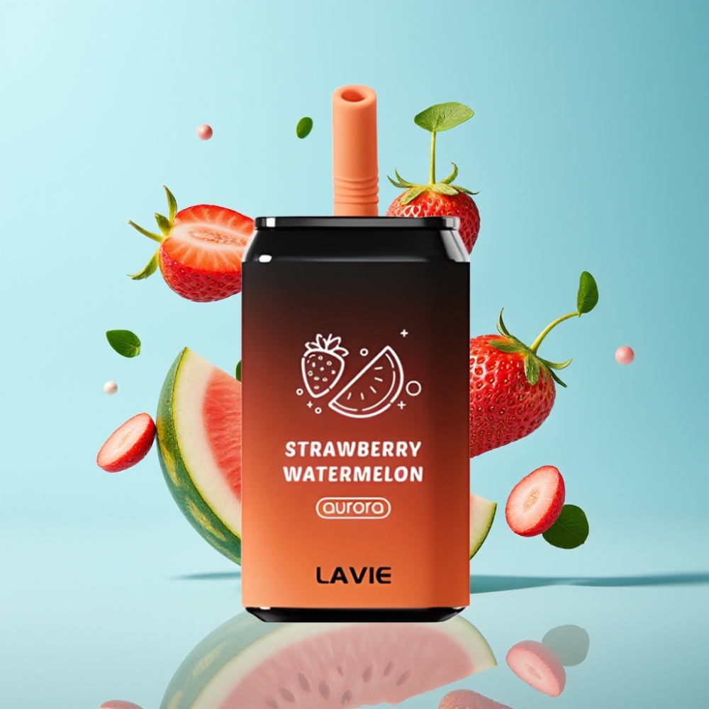 LAVIE Aurora 11000 Puffs Strawberry Watermelon Disposable Vape – 22ML 650mAh Type C