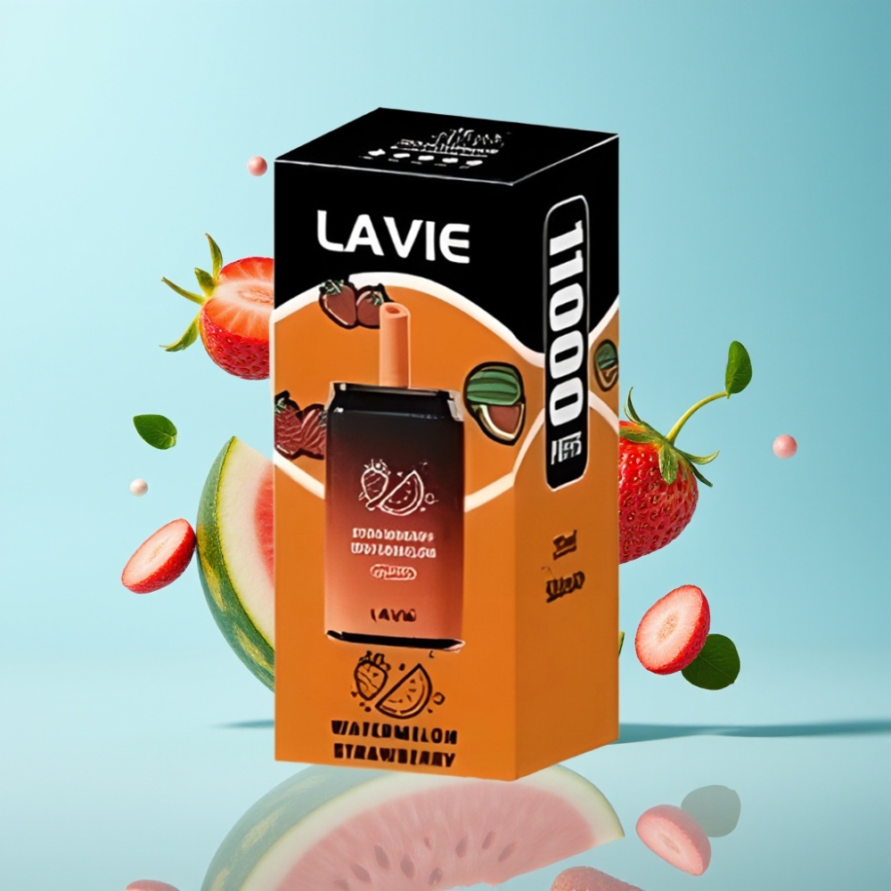 LAVIE Aurora 11000 Puffs Strawberry Watermelon Disposable Vape – 22ML 650mAh Type C