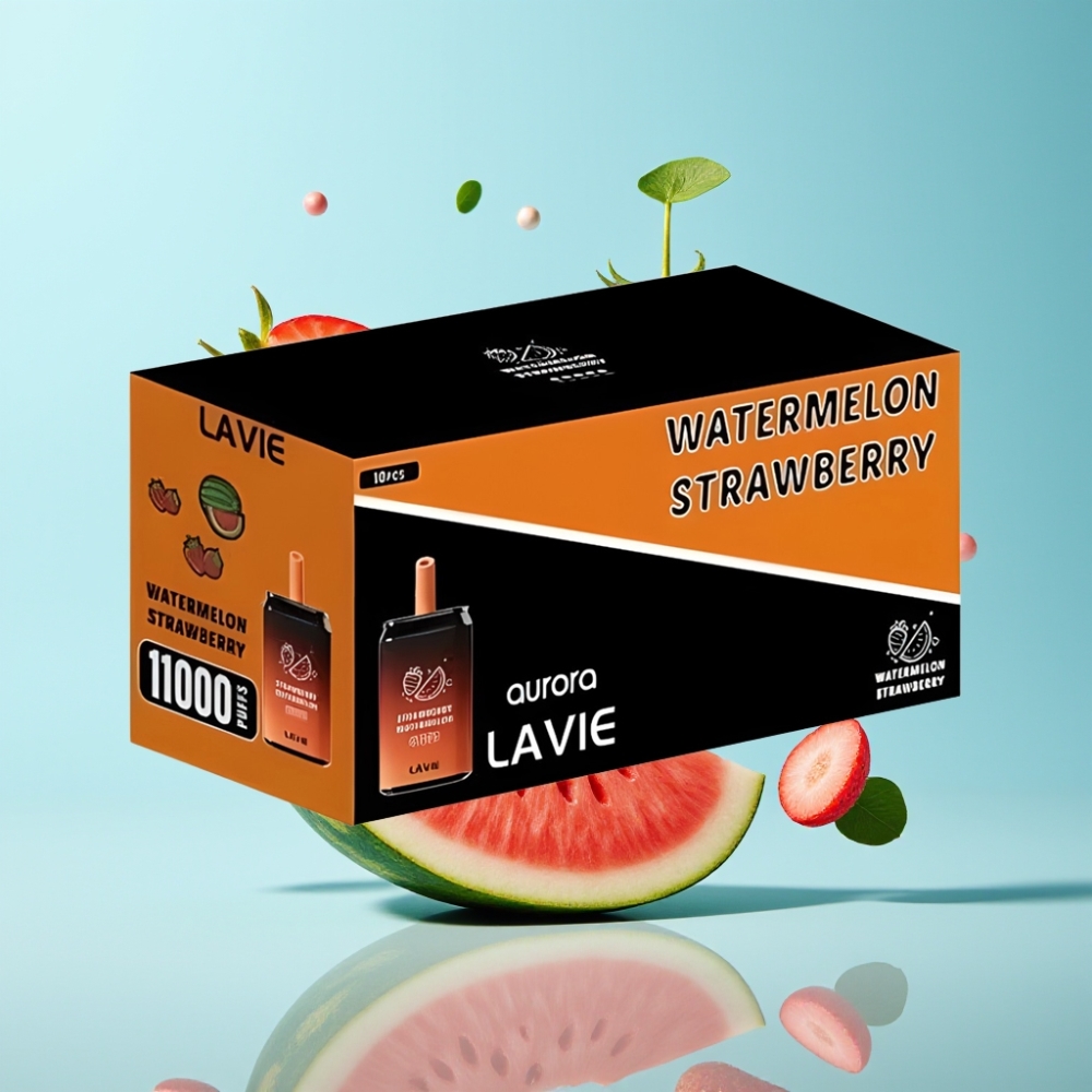 LAVIE Aurora 11000 Puffs Strawberry Watermelon Disposable Vape – 22ML 650mAh Type C