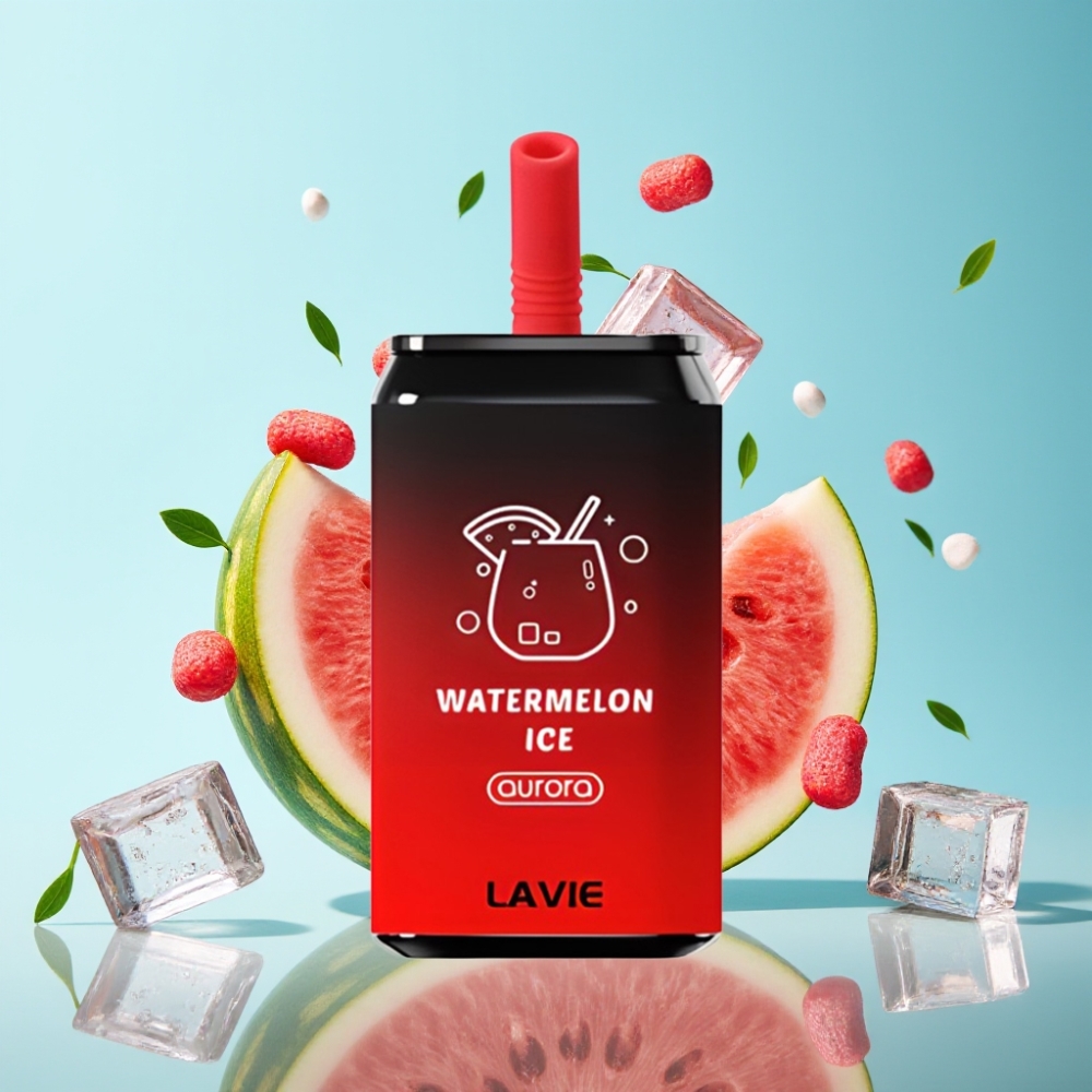 LAVIE Aurora 11000 Puffs Watermelon Ice Disposable Vape - 22ML 650mAh Type-C