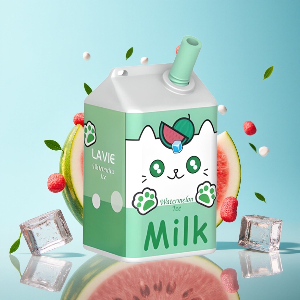 LAVIE Milk 7000 Puffs Disposable Vape - Watermelon Ice 16ML 600mAh Type C