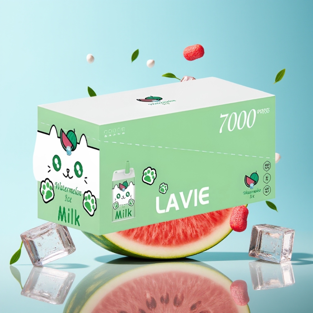 LAVIE Milk 7000 Puffs Disposable Vape - Watermelon Ice 16ML 600mAh Type C