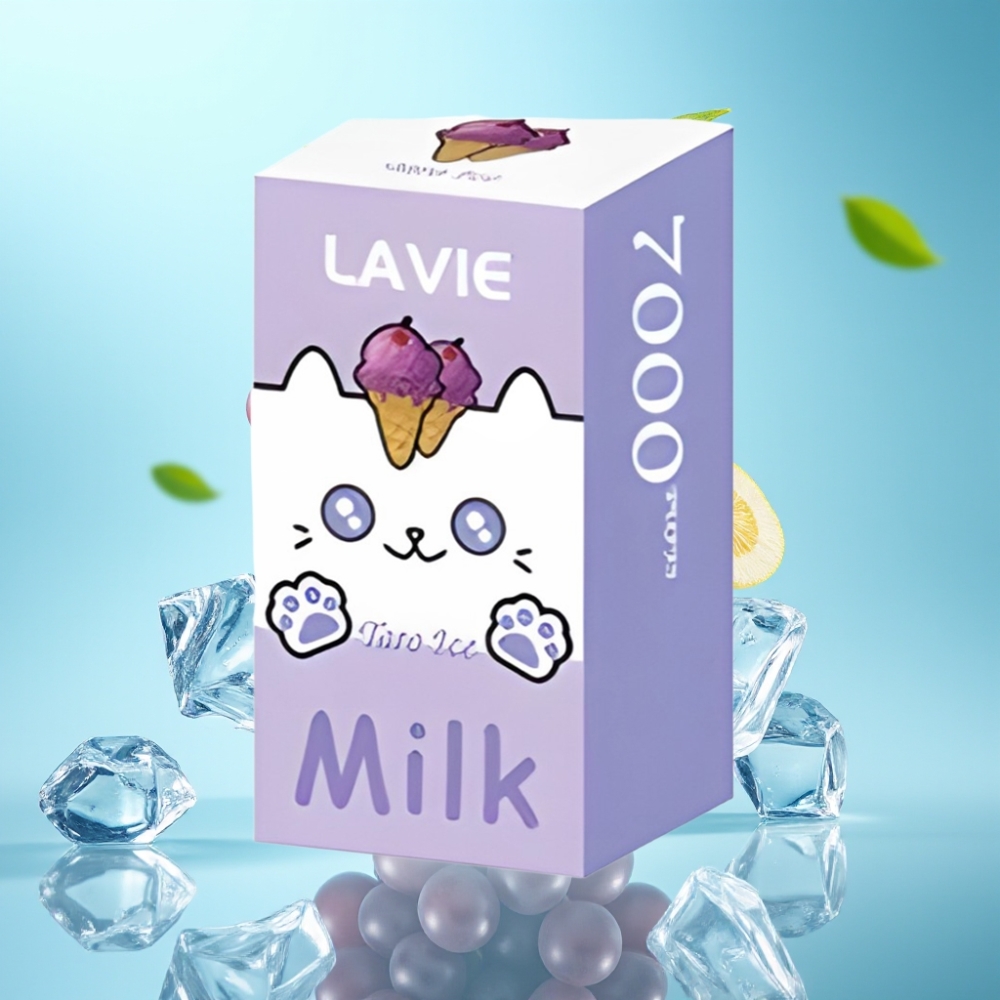 LAVIE Milk 7000 Puffs Grape Ice Disposable Vape - 16ML 5 Type C