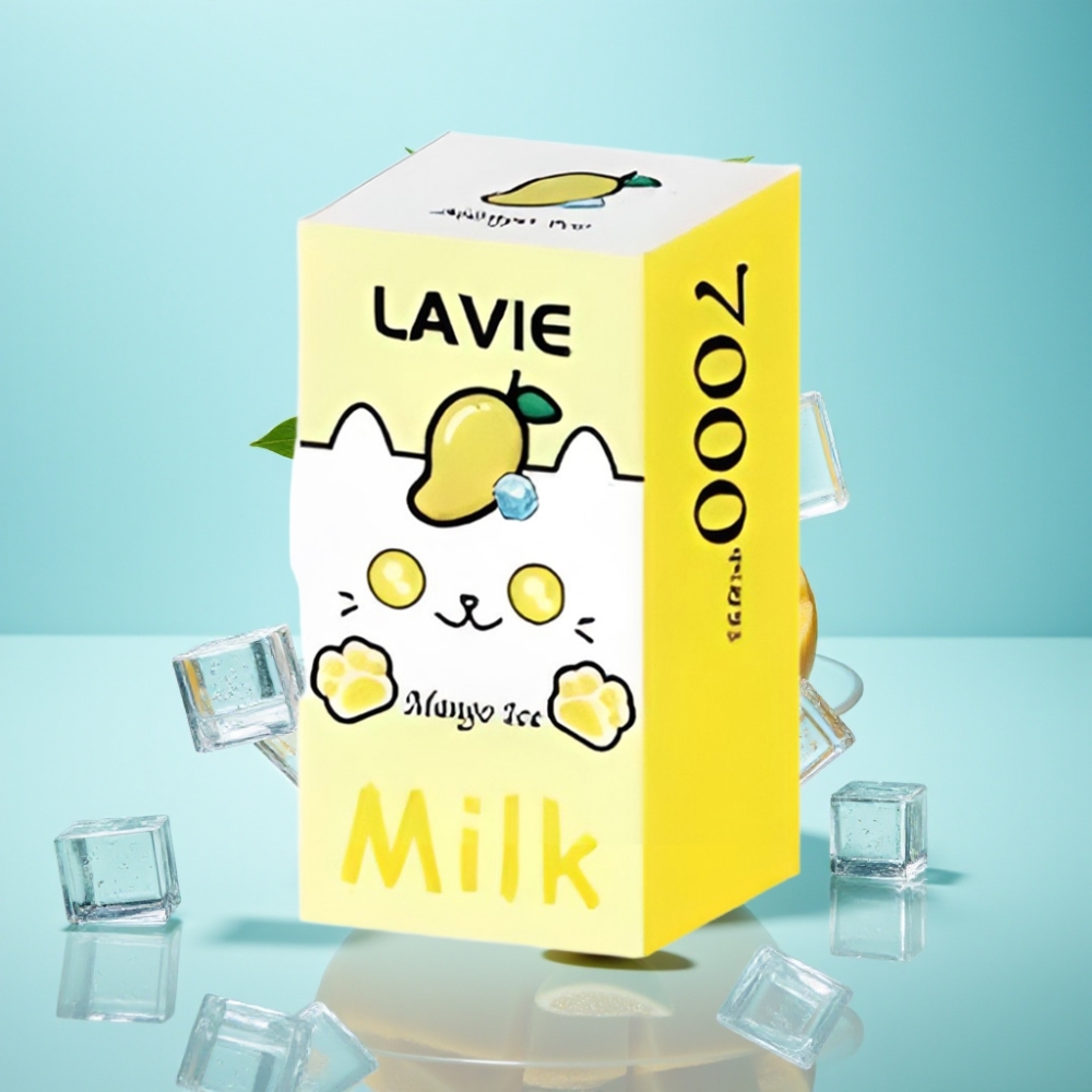 LAVIE Milk 7000 Puffs Mango Ice Disposable Vape – 16ML 600mAh Type C