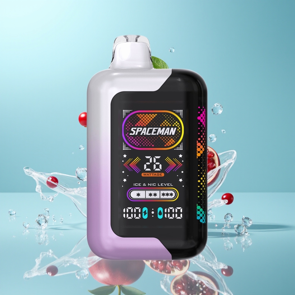 SMOK SPACEMAN SP40000 Zero Nicotine Disposable Vape Cherry Pomegranate 20ml 1000mAh 40000 Puffs