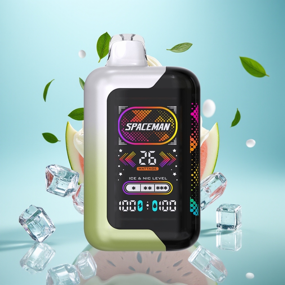 SMOK SPACEMAN SP40000 Zero Nicotine Disposable Vape White Grape Ice 20ml 1000mAh 40000 Puffs
