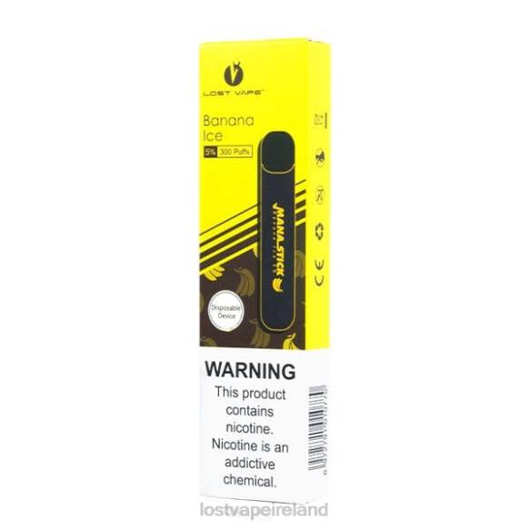 4042G404 Lost Vape Mana Stick Disposable | 300 Puffs | 1.2mL Banana Ice 5% - Lost Vape Dublin