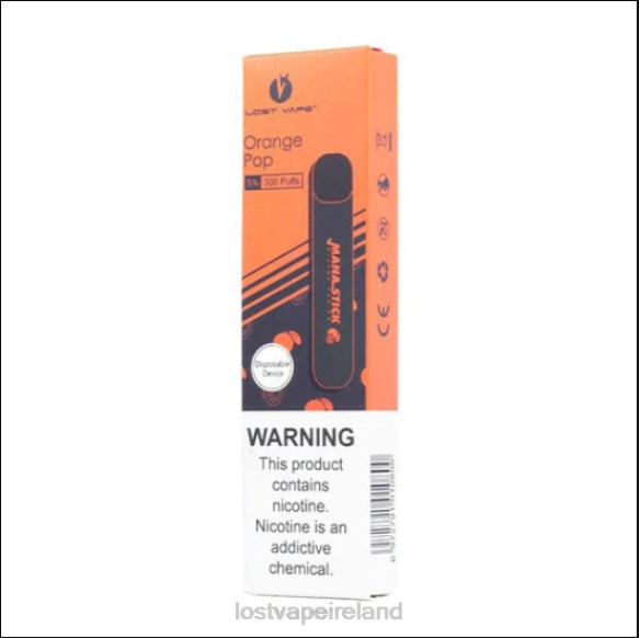 4042G523 Lost Vape Mana Stick Disposable | 300 Puffs | 1.2mL Orange Pop 5% - Lost Vape disposable