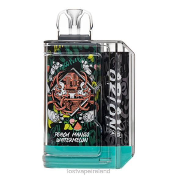 4042G61 Lost Vape Orion Bar Disposable | 7500 Puff | 18mL | 50mg Peach Mango Watermelon - Lost Vape contact Ireland