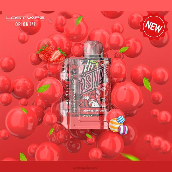 4042G91 Lost Vape Orion Bar Disposable | 7500 Puff | 18mL | 50mg Strawberry Chew - Lost Vape contact Ireland