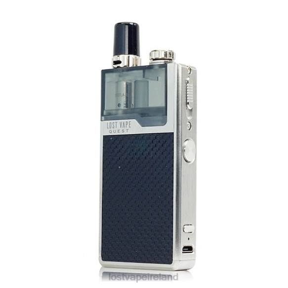4042G468 Lost Vape Quest Orion Q Pod Device Full Kit Silver/Black Weave - Lost Vape price Ireland