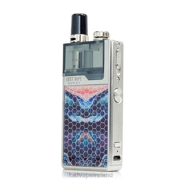 4042G473 Lost Vape Quest Orion Q Pod Device Full Kit Silver/Fantasy - Lost Vape disposable
