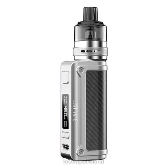 4042G247 Lost Vape Thelema Mini Kit 45W | UB Lite Pod Tank Space Silver - Lost Vape pods near me