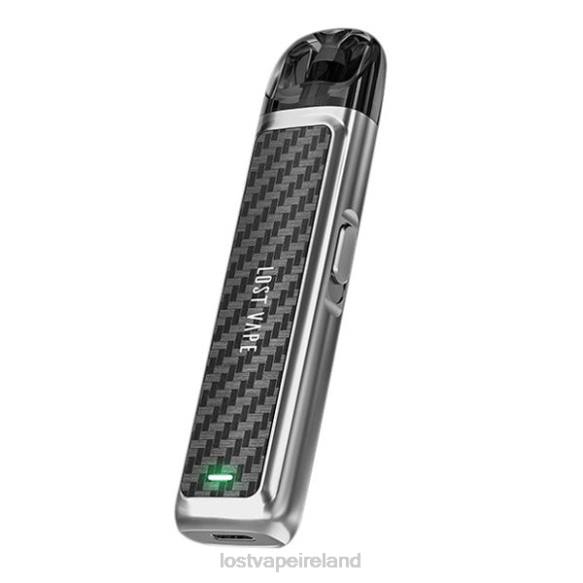 4042G226 Lost Vape URSA Pod Kit | 800mAh Silver Carbon Fiber - Lost Vape Ireland