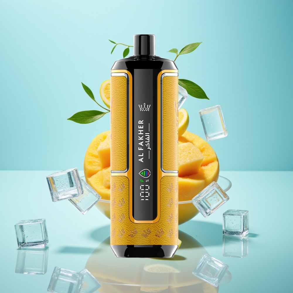 Al Fakher Crown Bar 15K Hypermax Disposable Vape Kit Mango Ice – 22ml, 15K Puffs, 6mg