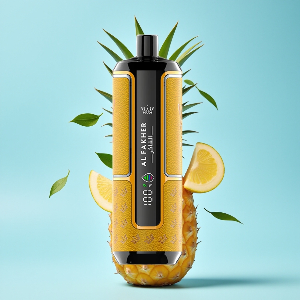 Al Fakher Crown Bar 15K Hypermax Disposable Vape Kit Mango Pineapple - 22ml, 15K Puffs, 6mg