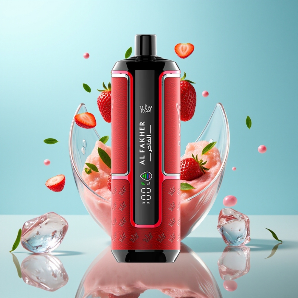 Al Fakher Crown Bar 15K Hypermax Strawberry Punch 22mL 15K Puffs 6mg